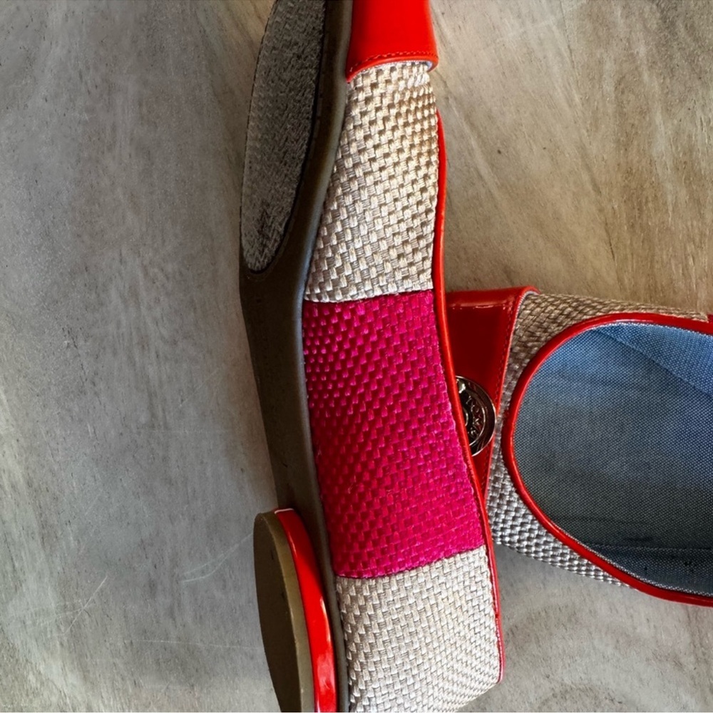 Tommy Hilfiger Pink and Orange Ballet Flats - Picture 4 of 7